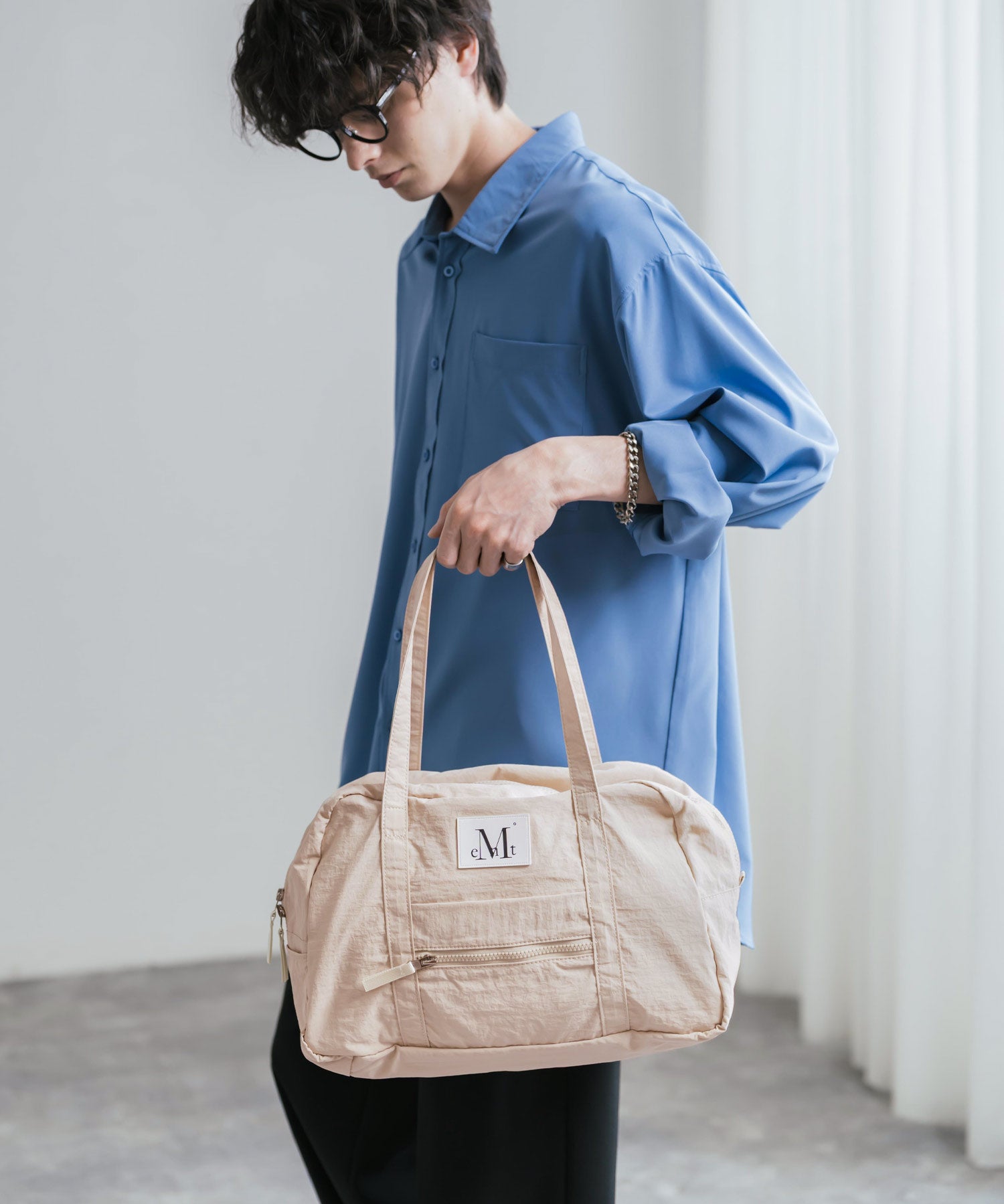 MUCENT ムセント AMANDA FRONT POCKET SHOULDER BAG UNISEX ボストンバッグ/ショルダーバッグ 16039