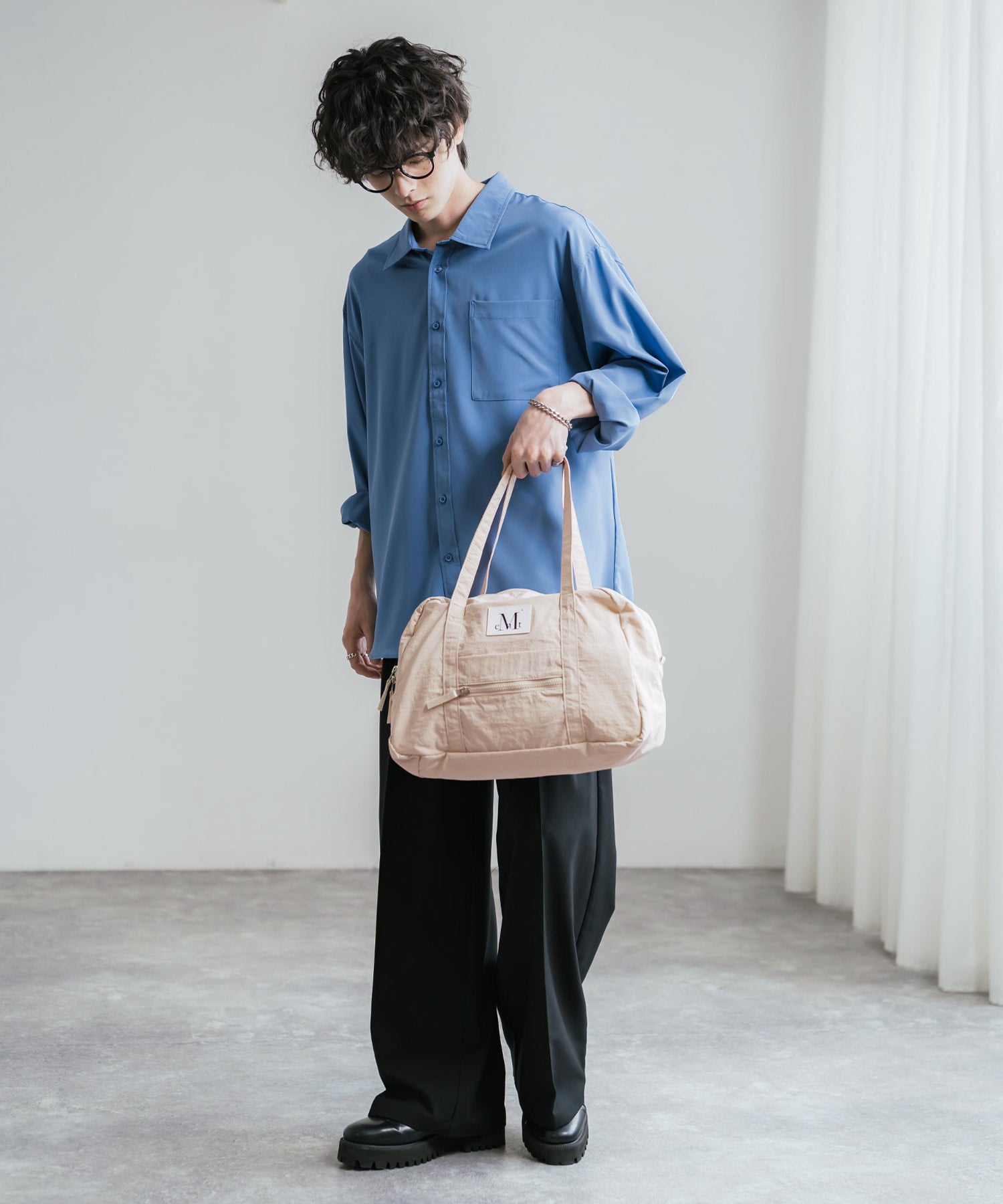 MUCENT ムセント AMANDA FRONT POCKET SHOULDER BAG UNISEX ボストン