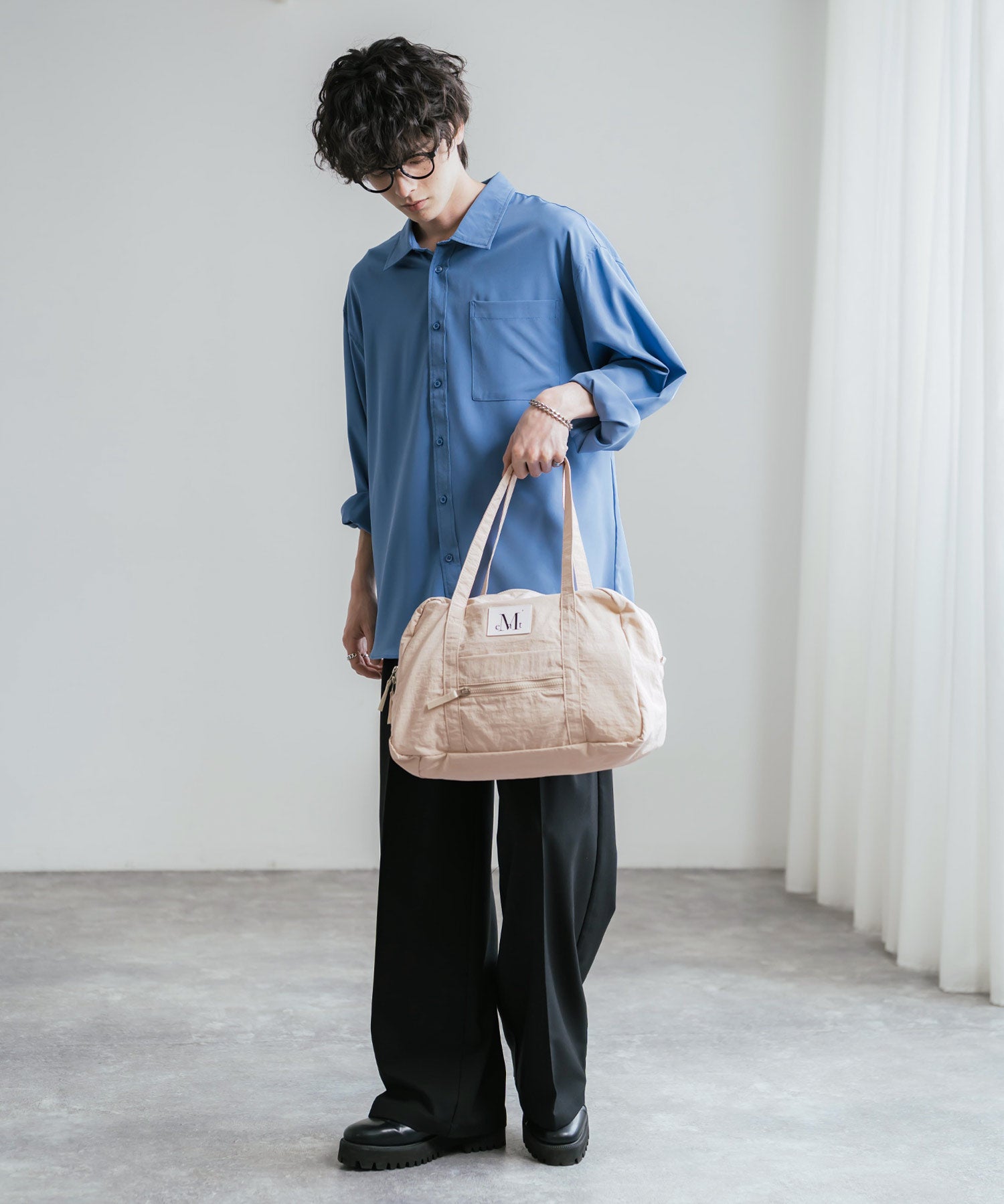 MUCENT ムセント AMANDA FRONT POCKET SHOULDER BAG UNISEX ボストンバッグ/ショルダーバッグ 16039