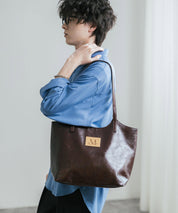 MUCENT ムセント ARMAND FRONT BUCKLE LEATHER SHOULDER BAG UNISEX PUレザーバッグ 16040