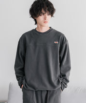 PENNEYS ペニーズ 別注コラボ マイクロフリースセットアップ/長袖クルーネックプルオーバー&ワイドイージーパンツ ルームウェア 16056