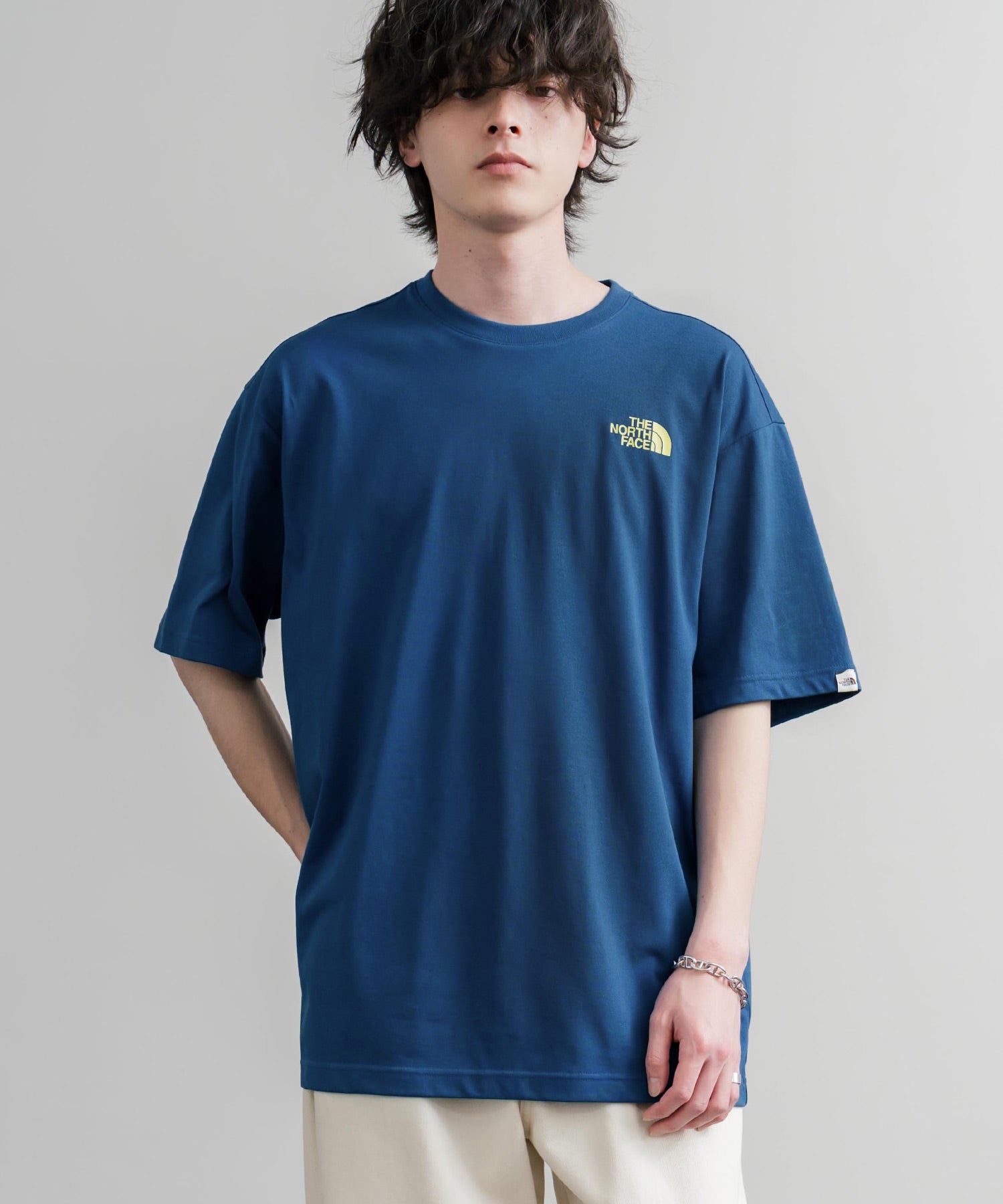 【本日限定価格】THE NORTH FACE 人気カラー 青 黄緑 サミット 日本未展開モデル THE NORTH FACE WHITE LABEL HALF DOME S/S R/TEE
