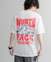 日本未展開モデル THE NORTH FACE WHITE LABEL HALF DOME S/S R/TEE 接触冷感バックプリント半袖Tシャツ 16064