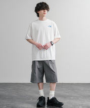 日本未展開モデル THE NORTH FACE WHITE LABEL HALF DOME S/S R/TEE 接触冷感バックプリント半袖Tシャツ 16064