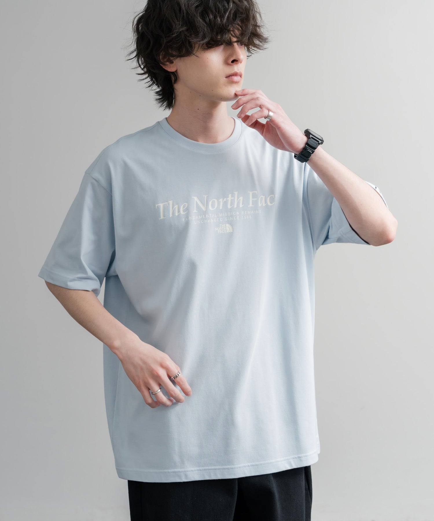 日本未展開モデル THE NORTH FACE WHITE LABEL SIGNATURE S/S R/TEE