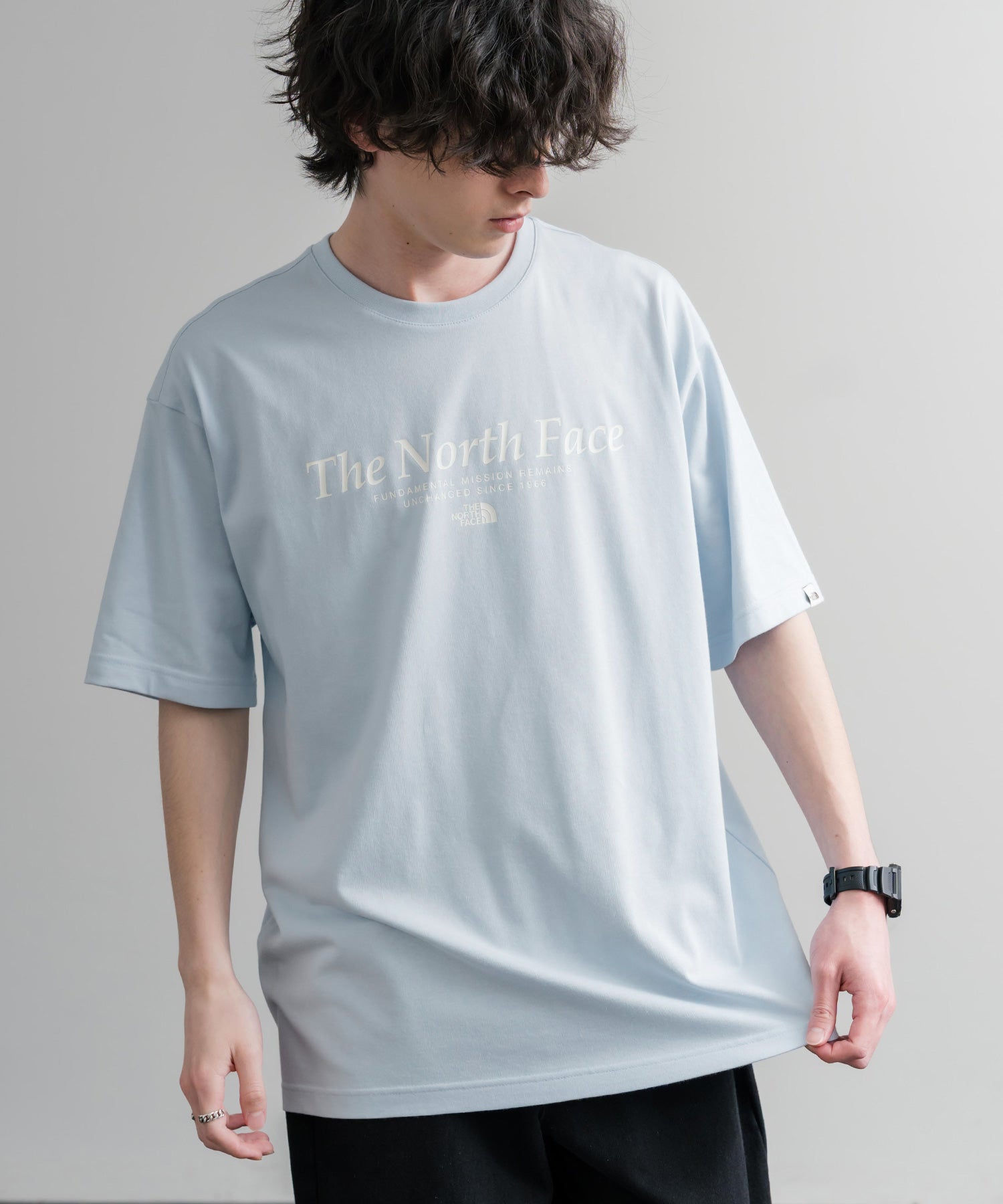 日本未展開モデル THE NORTH FACE WHITE LABEL SIGNATURE S/S R/TEE