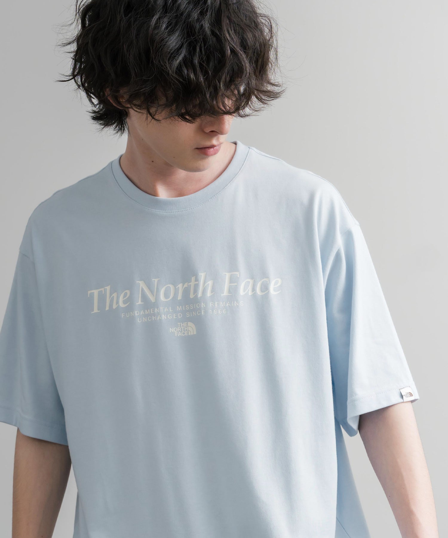 日本未展開モデル THE NORTH FACE WHITE LABEL SIGNATURE S/S R/TEE 接触冷感グラフィックプリント半袖Tシャツ 16066