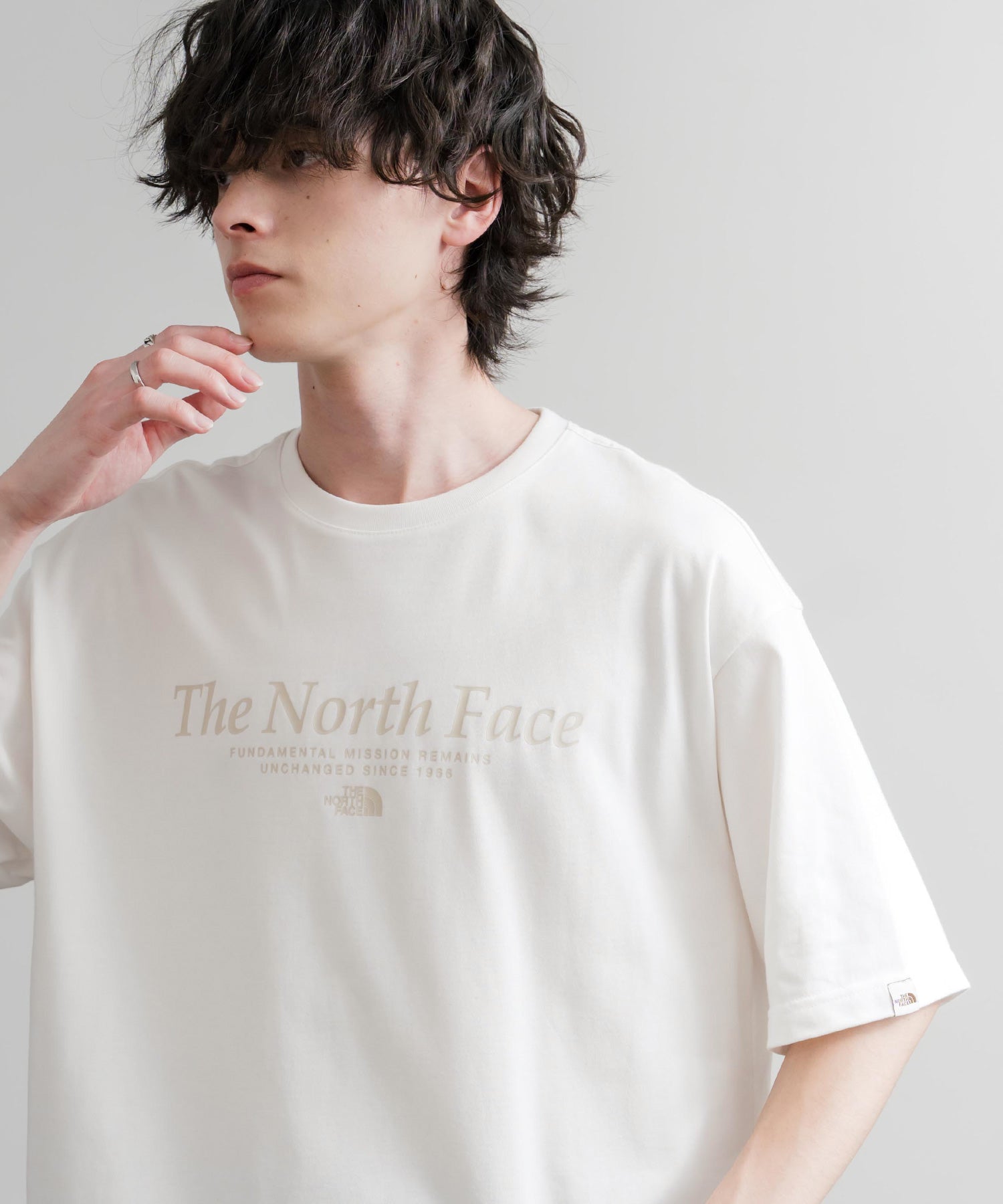 アジョリー　フェイスプリントカットソー　size L 日本未展開モデル THE NORTH FACE WHITE LABEL SIGNATURE S/S R/TEE