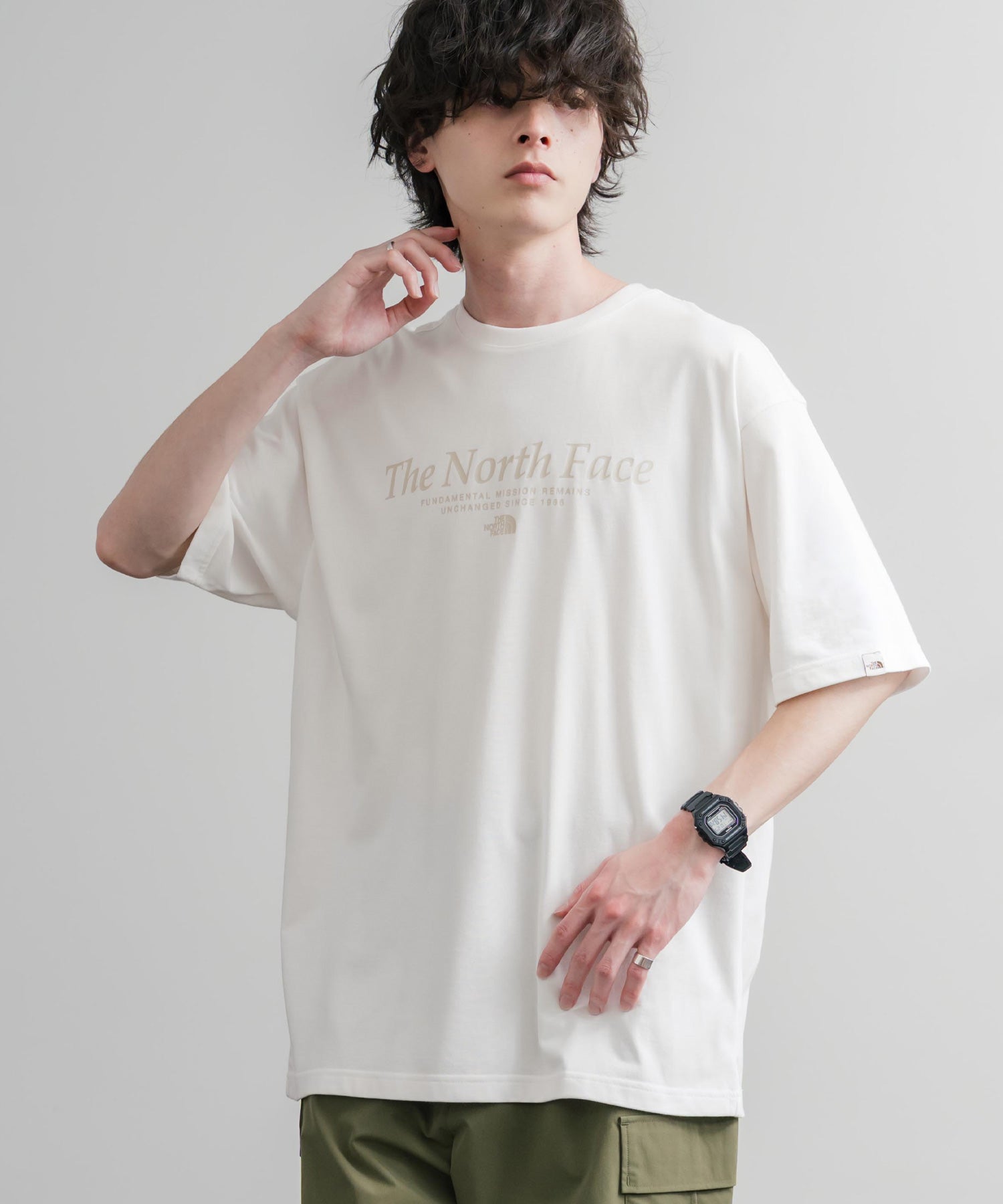 日本未展開モデル THE NORTH FACE WHITE LABEL SIGNATURE S/S R/TEE