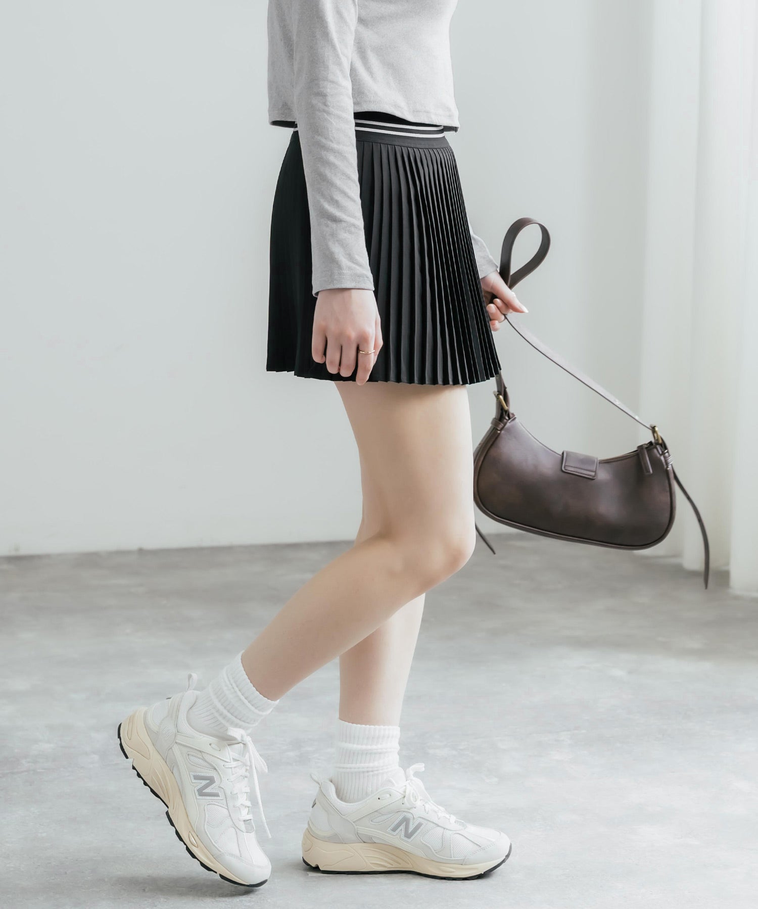 日本未展開モデル THE NORTH FACE ザ・ノースフェイス WHITE LABEL ホワイトレーベル W'S PLEATY SKIRT インナー付きプリーツミニスカート 16067