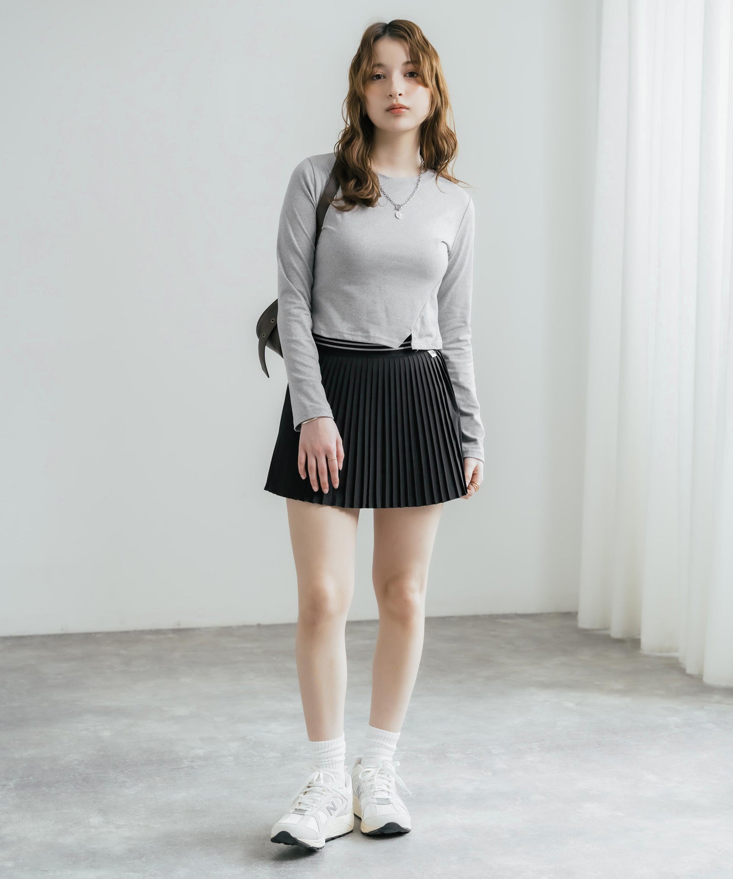 日本未展開モデル THE NORTH FACE ザ・ノースフェイス WHITE LABEL ホワイトレーベル W'S PLEATY SKIRT インナー付きプリーツミニスカート 16067