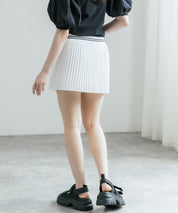 日本未展開モデル THE NORTH FACE ザ・ノースフェイス WHITE LABEL ホワイトレーベル W'S PLEATY SKIRT インナー付きプリーツミニスカート 16067