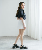 日本未展開モデル THE NORTH FACE ザ・ノースフェイス WHITE LABEL ホワイトレーベル W'S PLEATY SKIRT インナー付きプリーツミニスカート 16067