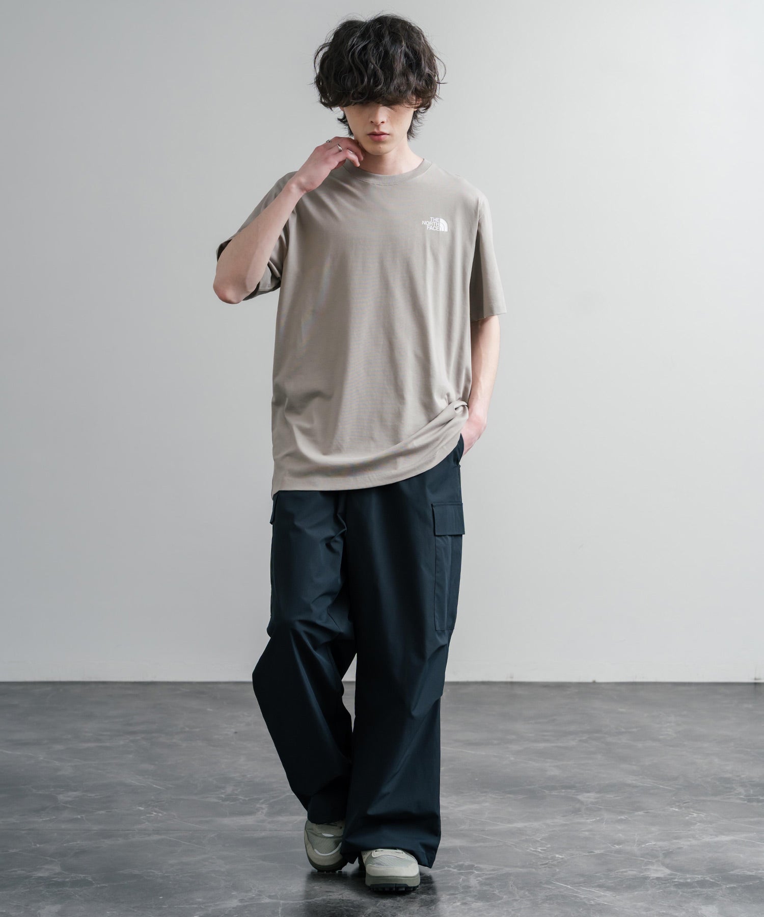 THE NORTH FACE ザ・ノースフェイス EVO BOX NSE REG SS TEE バックプリントクルーネック半袖Tシャツ 16068