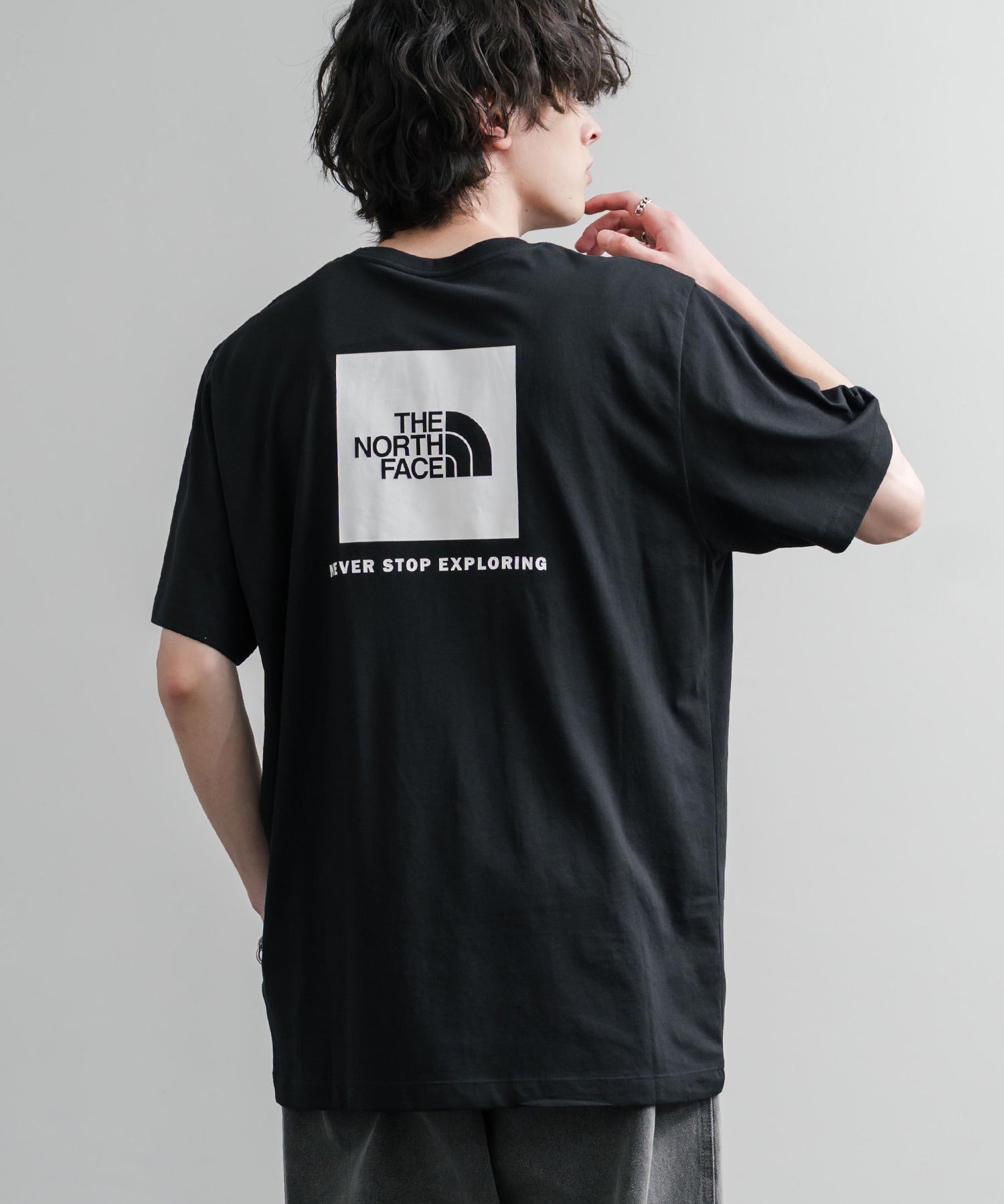 THE NORTH FACE ザ・ノースフェイス EVO BOX NSE REG SS TEE バックプリントクルーネック半袖Tシャツ 16068