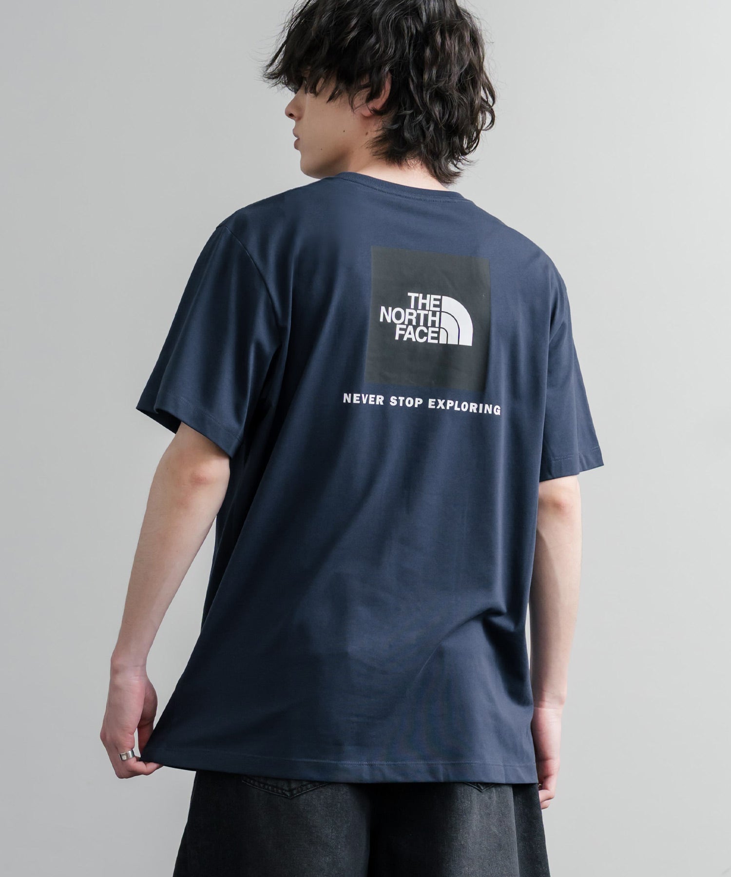 THE NORTH FACE ザ・ノースフェイス EVO BOX NSE REG SS TEE バックプリントクルーネック半袖Tシャツ 16068