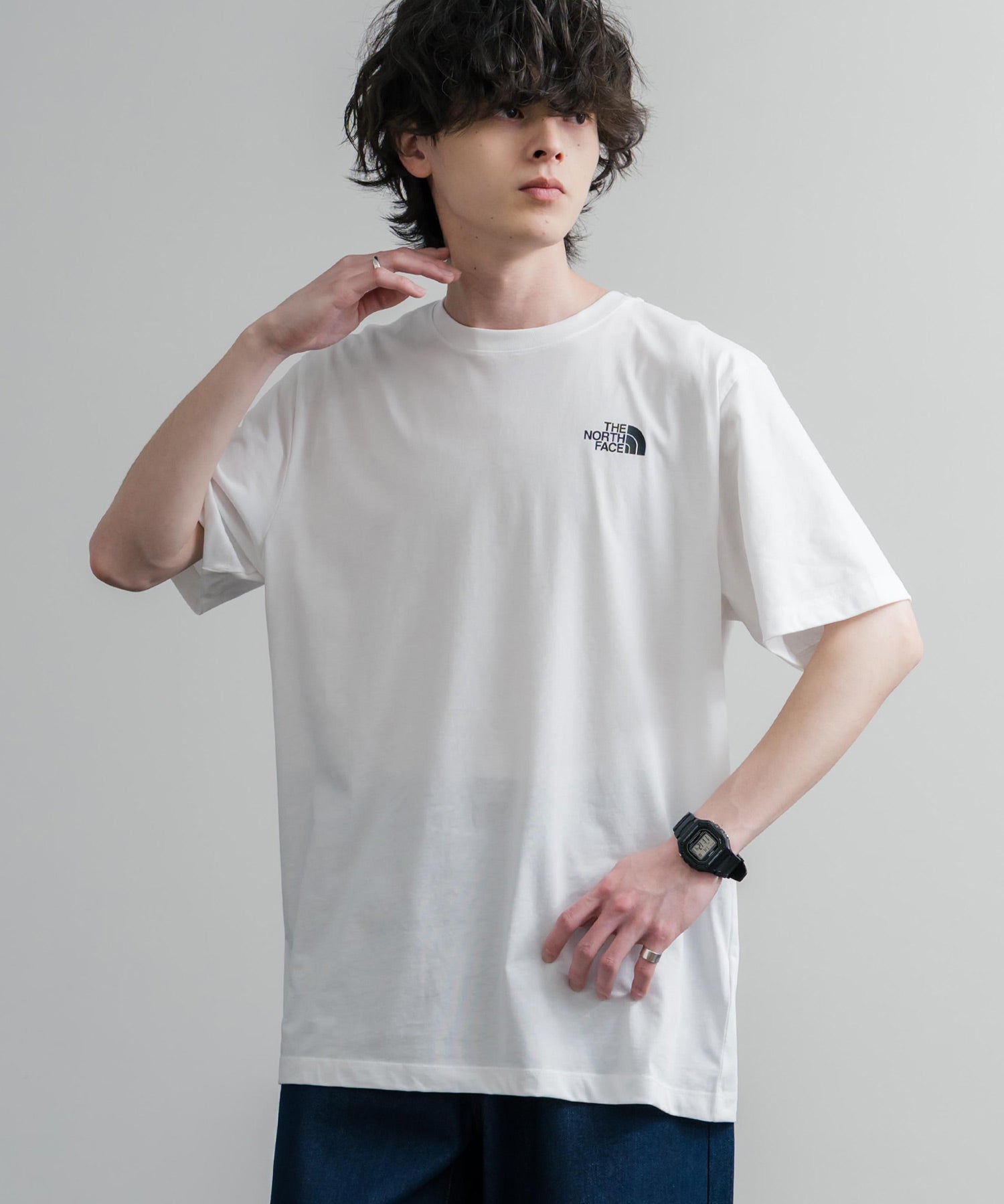 THE NORTH FACE ザ・ノースフェイス EVO BOX NSE REG SS TEE バックプリントクルーネック半袖Tシャツ 16068