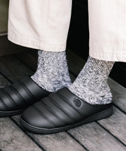 U.S. POLO ASSN. ユーエスポロアッスン 別注コラボ ワンポイントロゴ 無地/レオパード柄 ライニングボアモックシューズ 16102