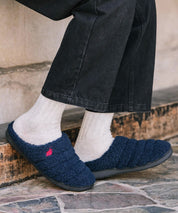 U.S. POLO ASSN. ユーエスポロアッスン 別注コラボ ワンポイントロゴ 無地/レオパード柄 ライニングボアモックシューズ 16102