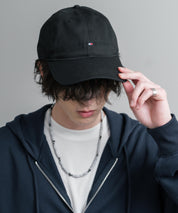 TOMMY HILFIGER トミーヒルフィガー Am Tonal Hilfiger Logo Cap ワンポイントロゴ刺繍6パネルキャップ 16103