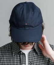 TOMMY HILFIGER トミーヒルフィガー Am Tonal Hilfiger Logo Cap ワンポイントロゴ刺繍6パネルキャップ 16103
