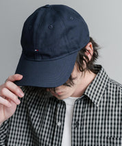 TOMMY HILFIGER トミーヒルフィガー Am Tonal Hilfiger Logo Cap ワンポイントロゴ刺繍6パネルキャップ 16103