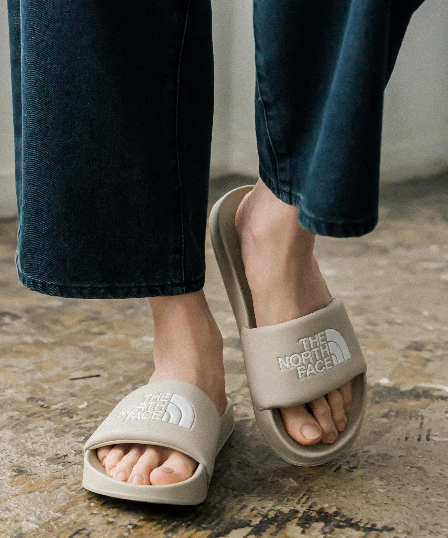 THE NORTH FACE ザ・ノースフェイス BASIC SLIDE オープントゥスライド