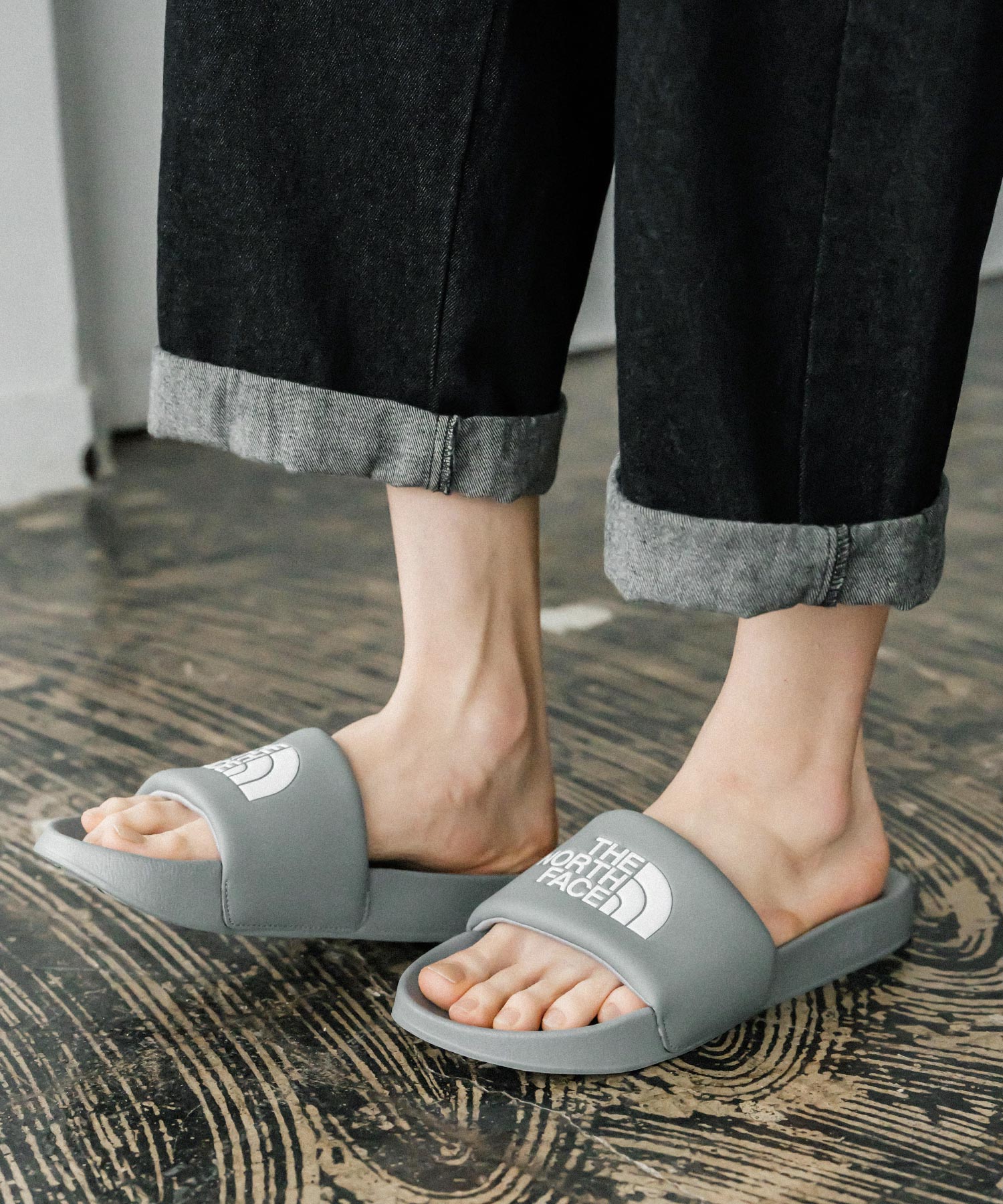 THE NORTH FACE ザ・ノースフェイス BASIC SLIDE オープントゥスライド