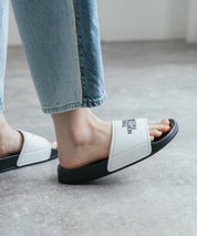 日本未展開モデル WHITE LABEL THE NORTH FACE EPIC SLIDE ロゴスリッパサンダル 16106