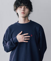U.S. POLO ASSN. ユーエスポロアッスン サーマルワンポイントロゴ刺繍クルーネック長袖Tシャツ/ワッフルカットソー 16109
