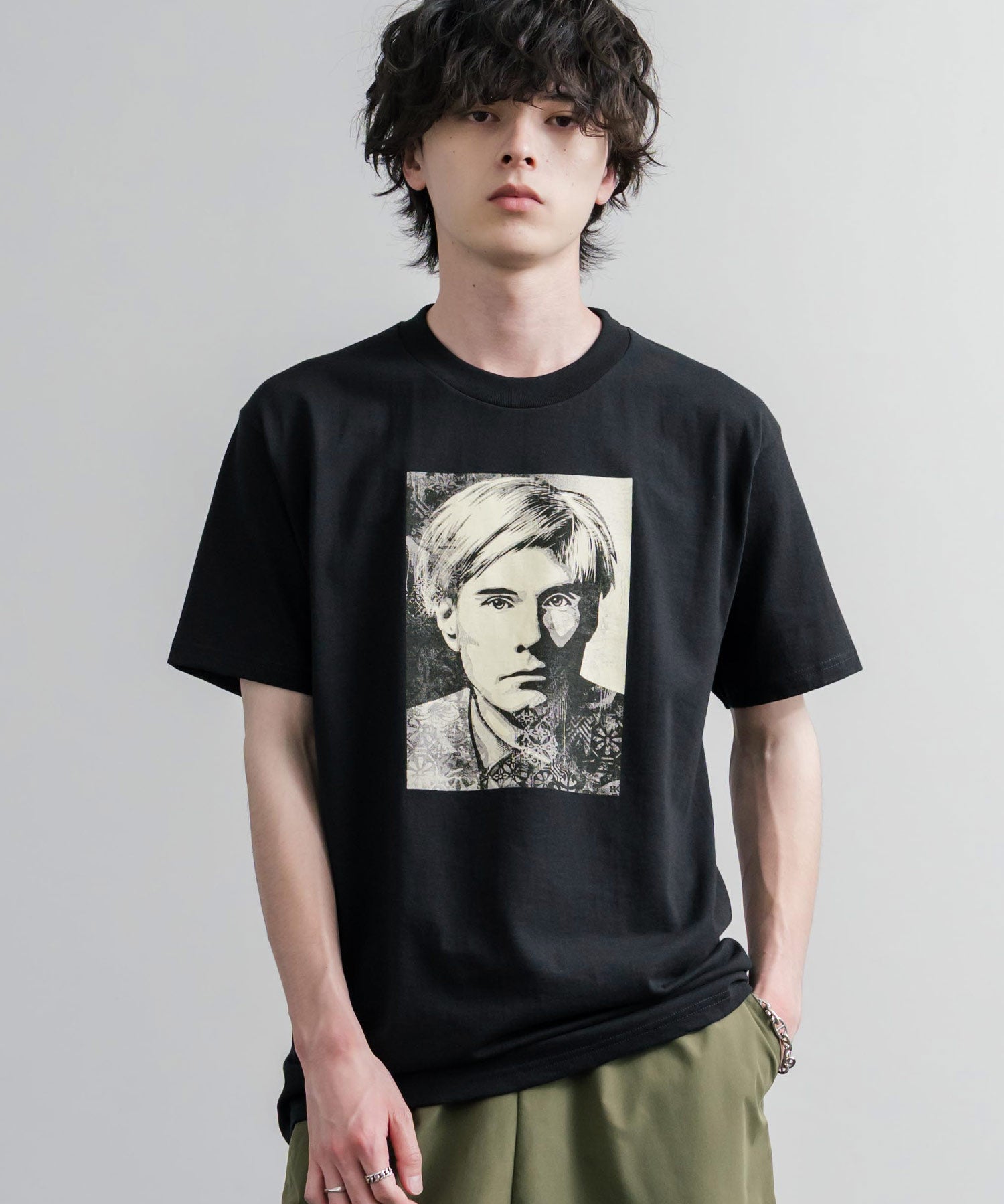 OBEY オベイ ANDY WARHOL - CLASSIC TEES グラフィックプリント半袖Tシャツ 16112