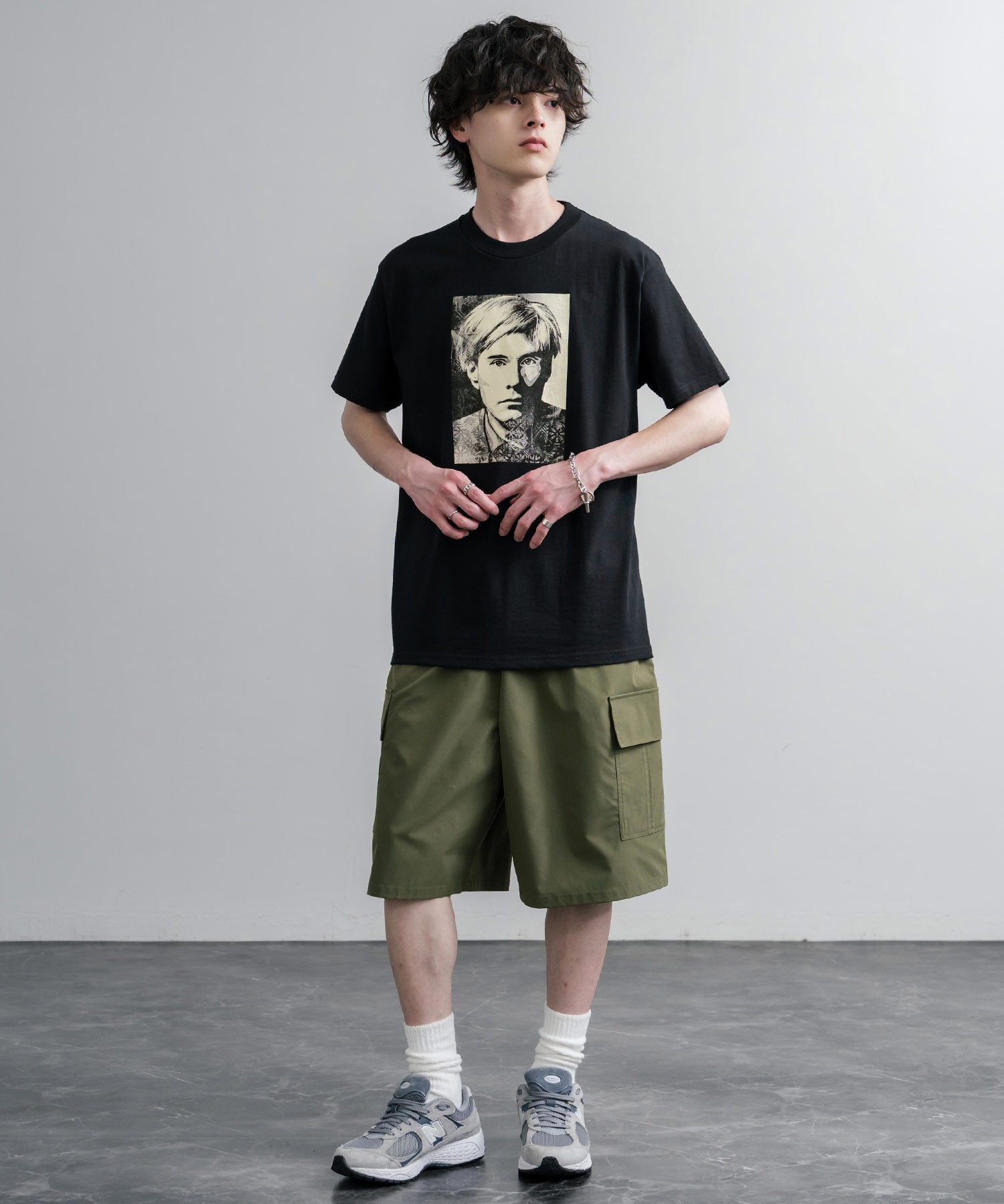 OBEY オベイ ANDY WARHOL - CLASSIC TEES グラフィックプリント半袖Tシャツ 16112