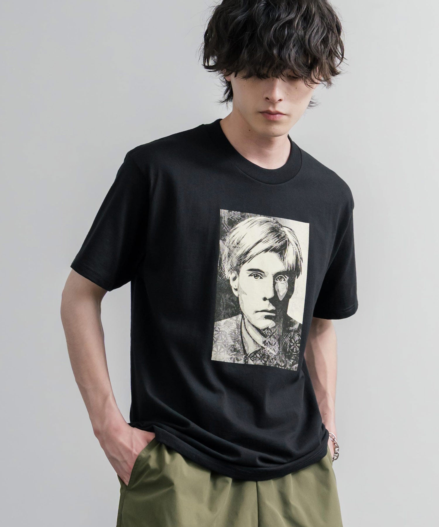OBEY オベイ ANDY WARHOL - CLASSIC TEES グラフィックプリント半袖Tシャツ 16112