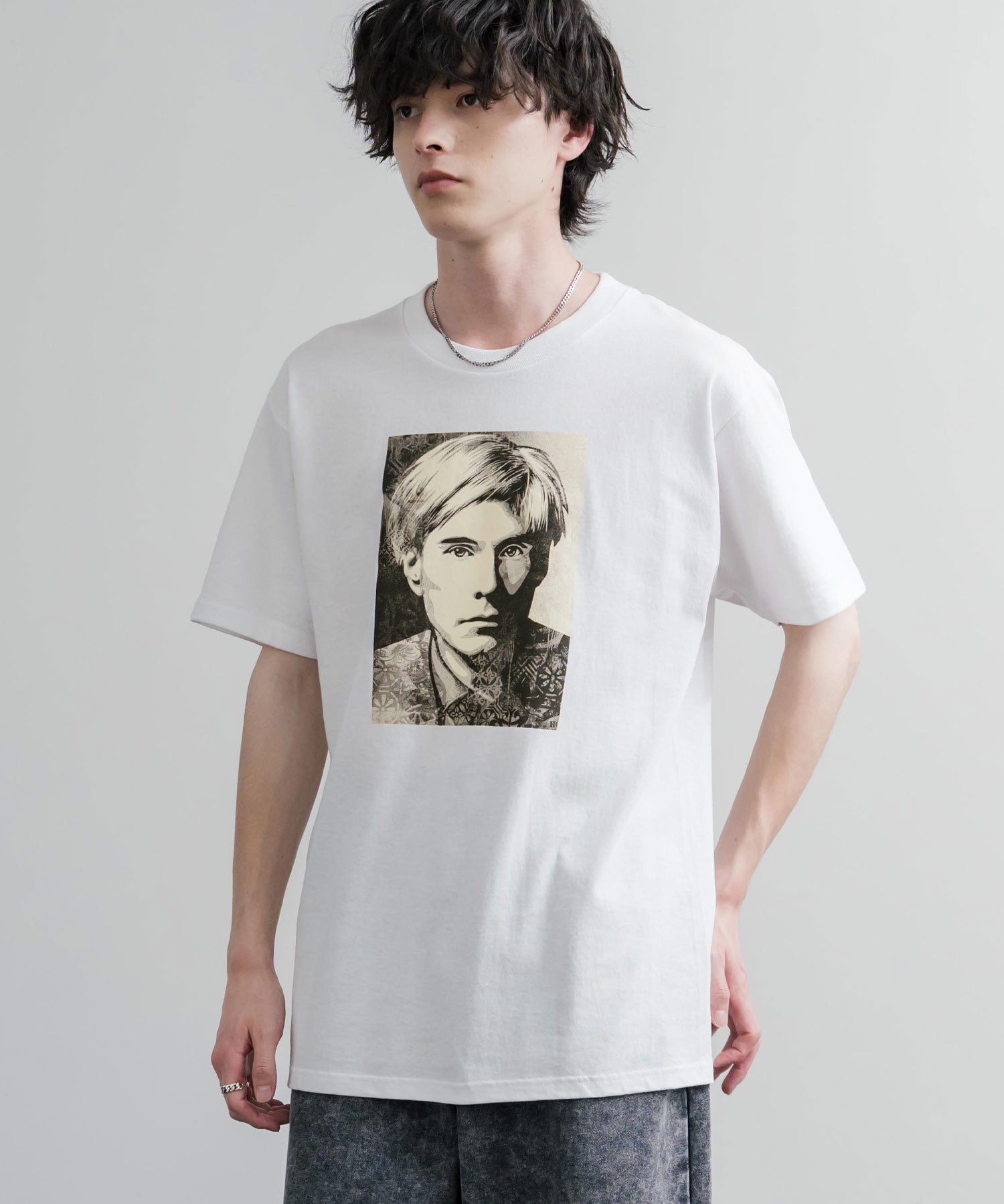 OBEY オベイ ANDY WARHOL - CLASSIC TEES グラフィックプリント半袖Tシャツ 16112