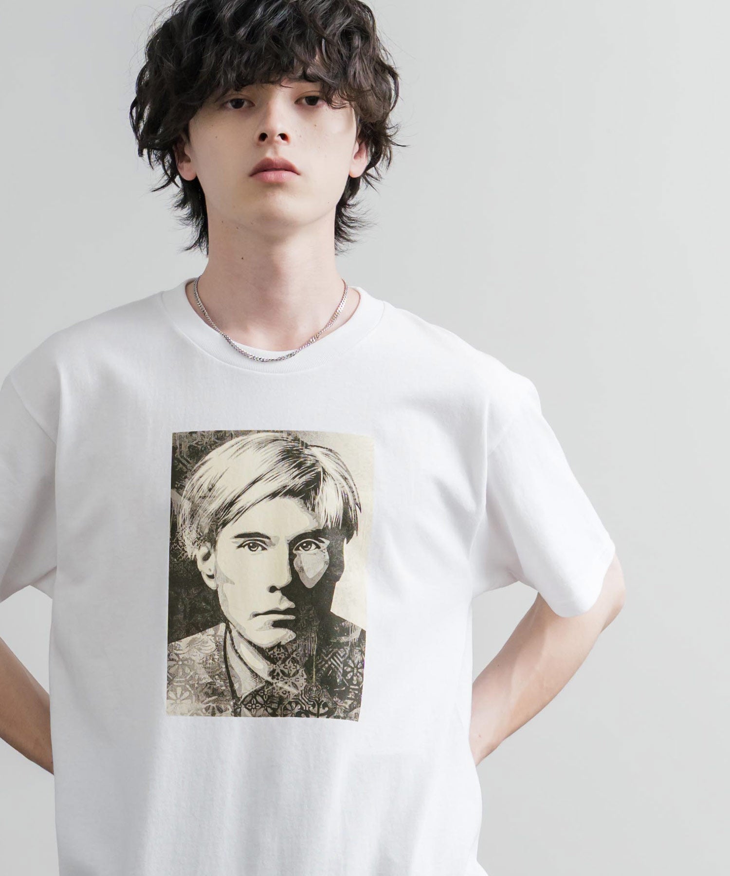 OBEY オベイ ANDY WARHOL - CLASSIC TEES グラフィックプリント半袖Tシャツ 16112