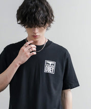 OBEY オベイ CLASSIC TEES バックグラフィックプリント半袖Tシャツ 16113