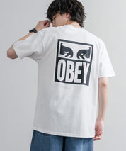 OBEY オベイ CLASSIC TEES バックグラフィックプリント半袖Tシャツ 16113