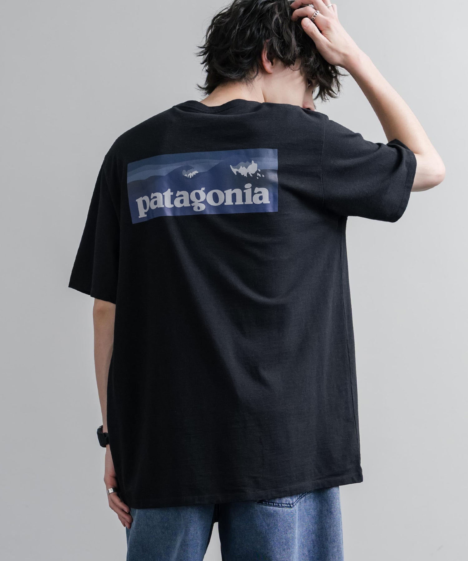 Patagonia パタゴニア M'S BOARDSHORT LOGO POCKET RESPONSIBILI-TEE 胸ポケット付きバックプリント半袖Tシャツ 16114