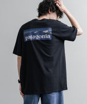Patagonia パタゴニア M'S BOARDSHORT LOGO POCKET RESPONSIBILI-TEE 胸ポケット付きバックプリント半袖Tシャツ 16114