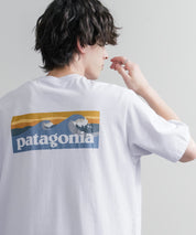Patagonia パタゴニア M'S BOARDSHORT LOGO POCKET RESPONSIBILI-TEE 胸ポケット付きバックプリント半袖Tシャツ 16114