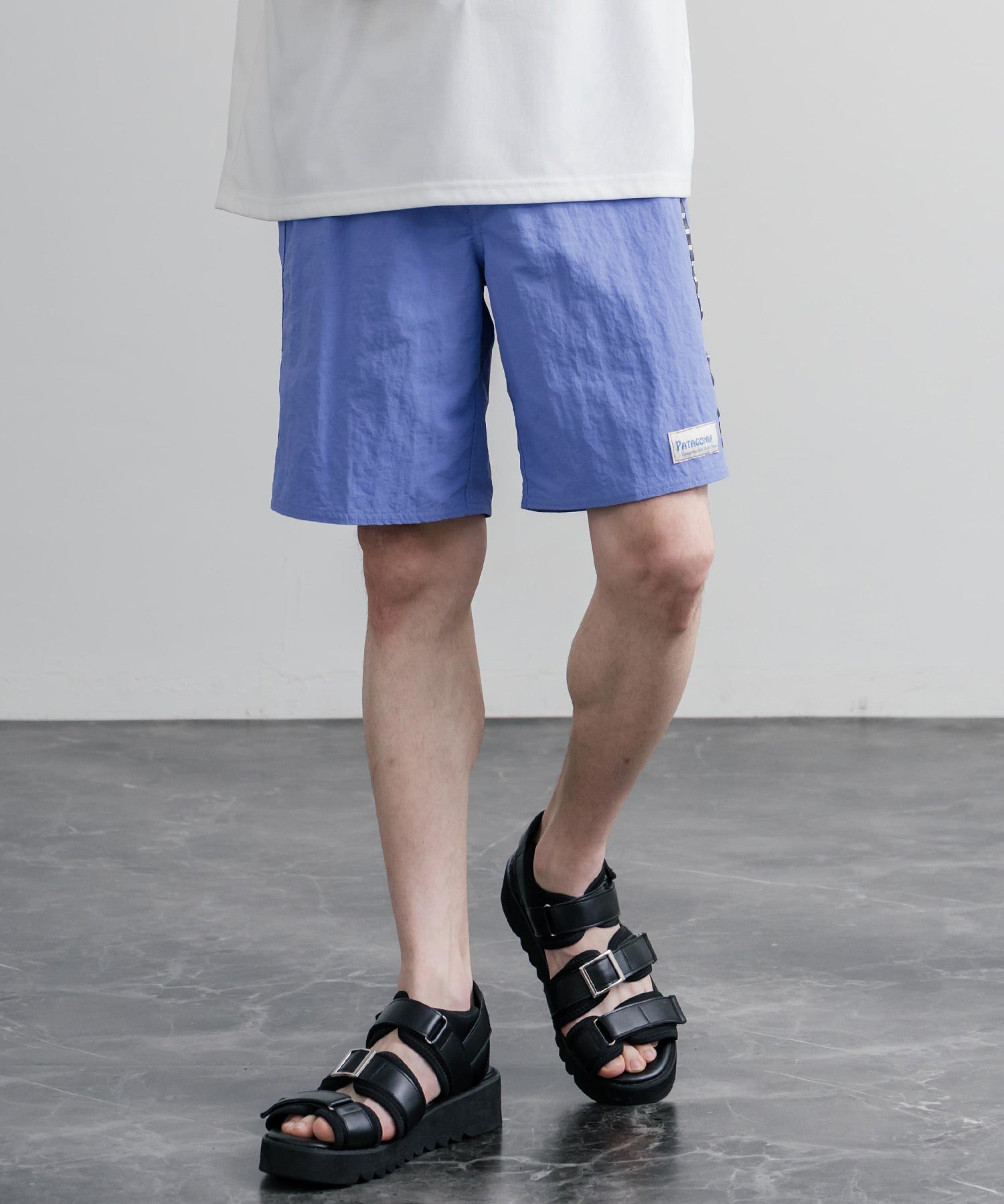 Patagonia パタゴニア M'S WAVEFARER BOARDSHORTS 19 IN 水陸両用ワイドナイロンショートパンツ/ハーフパンツ 16115