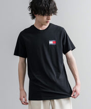 TOMMY HILFIGER レギュラーフィットスリムバッジロゴプリント半袖Tシャツ 16117