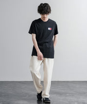 TOMMY HILFIGER レギュラーフィットスリムバッジロゴプリント半袖Tシャツ 16117