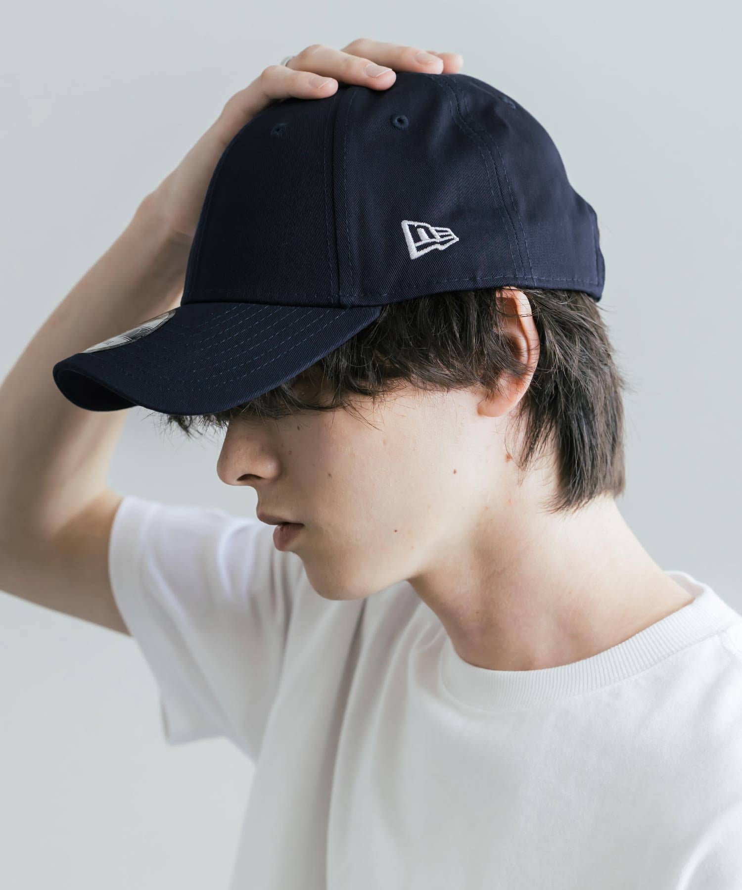 NEW ERA ニューエラ Adjustable Structured Cap 9FORTY ワンポイントフラッグロゴ刺繍ベースボールキャップ　16118