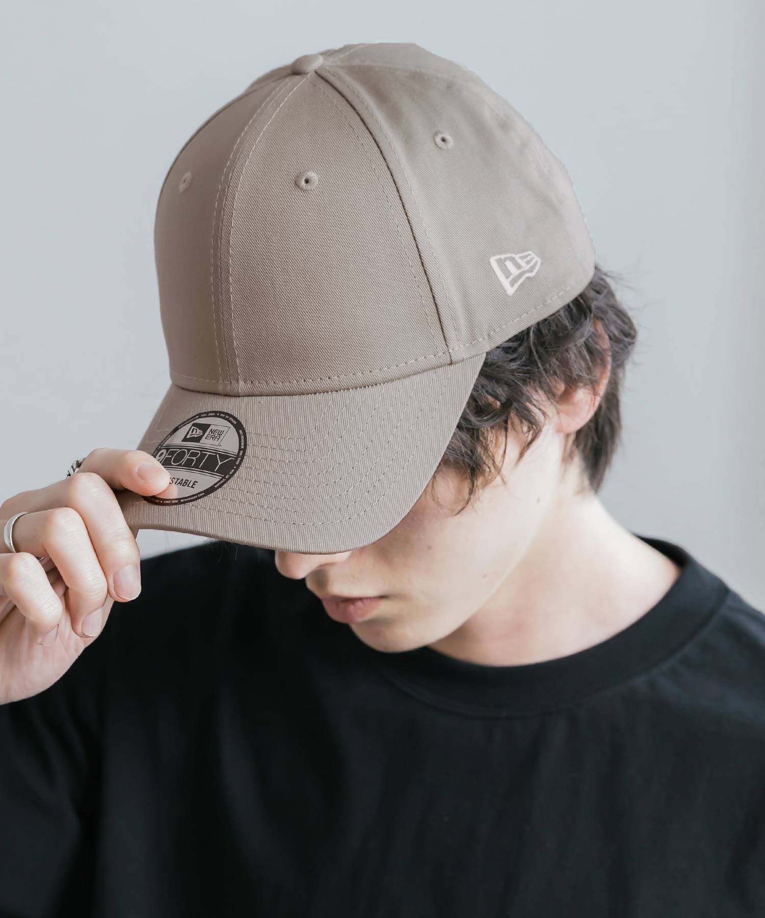 NEW ERA ニューエラ Adjustable Structured Cap 9FORTY ワンポイントフラッグロゴ刺繍ベースボールキャップ　16118