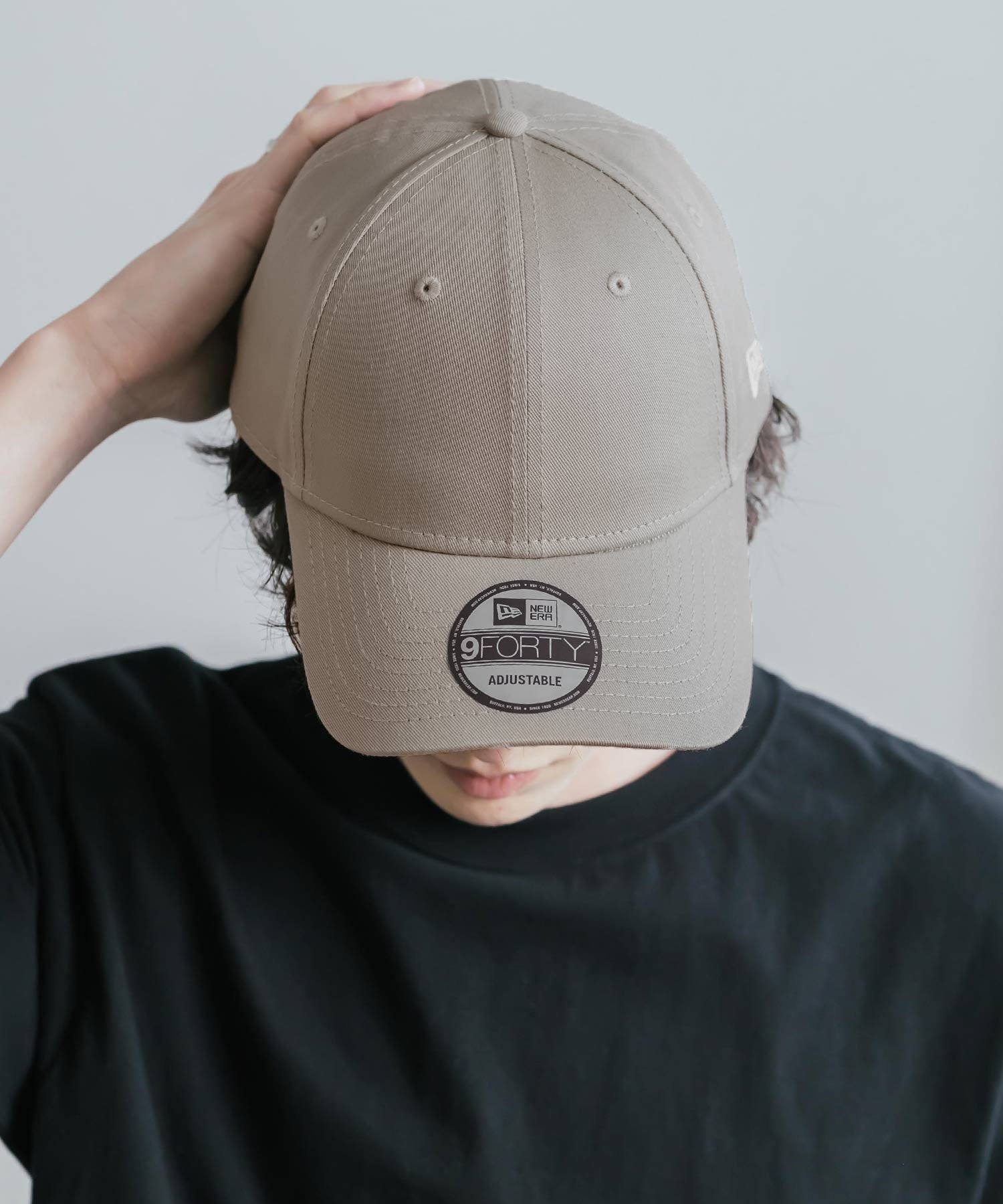 NEW ERA ニューエラ Adjustable Structured Cap 9FORTY ワンポイントフラッグロゴ刺繍ベースボールキャップ　16118