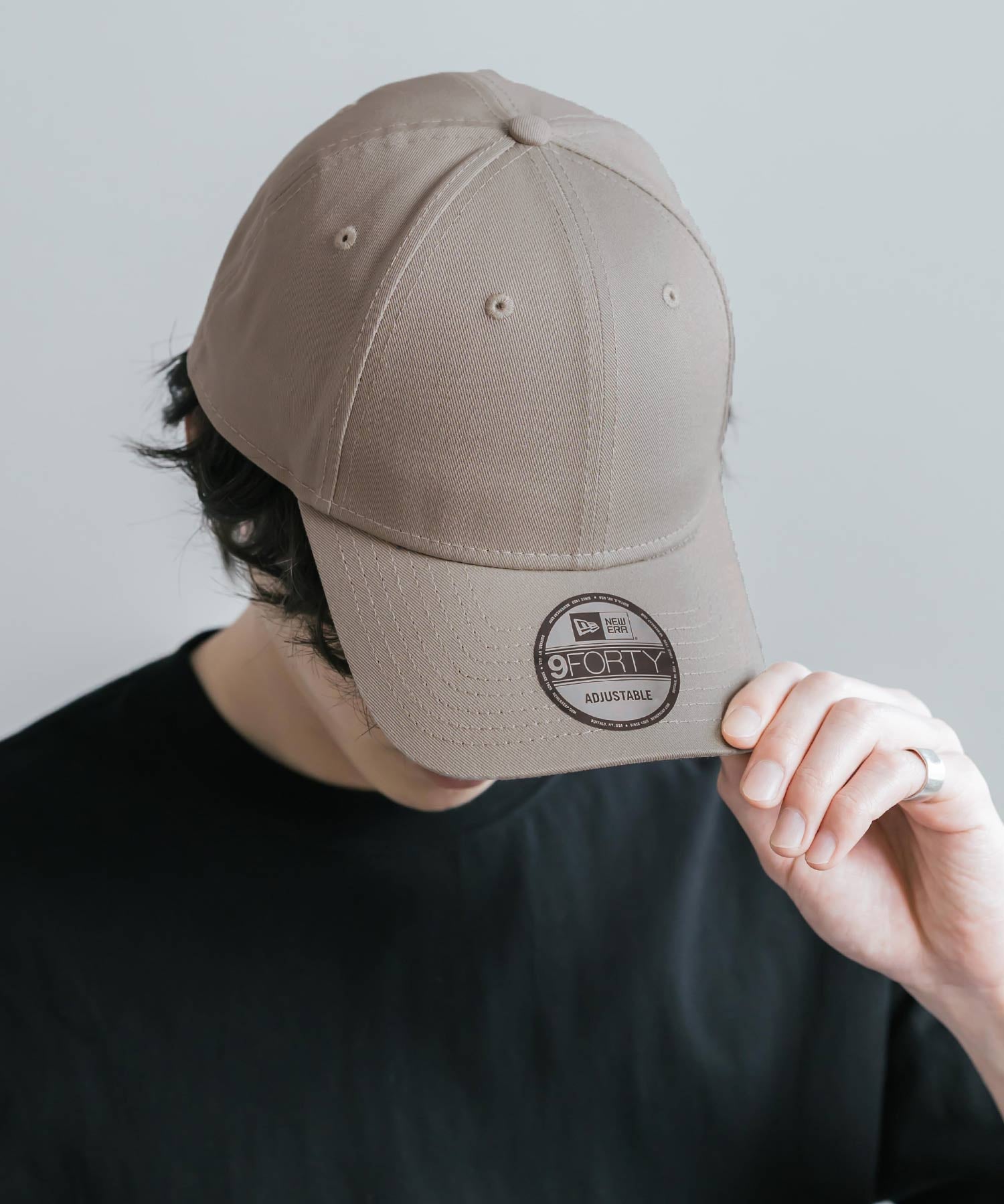 NEW ERA ニューエラ Adjustable Structured Cap 9FORTY ワンポイントフラッグロゴ刺繍ベースボールキャップ　16118