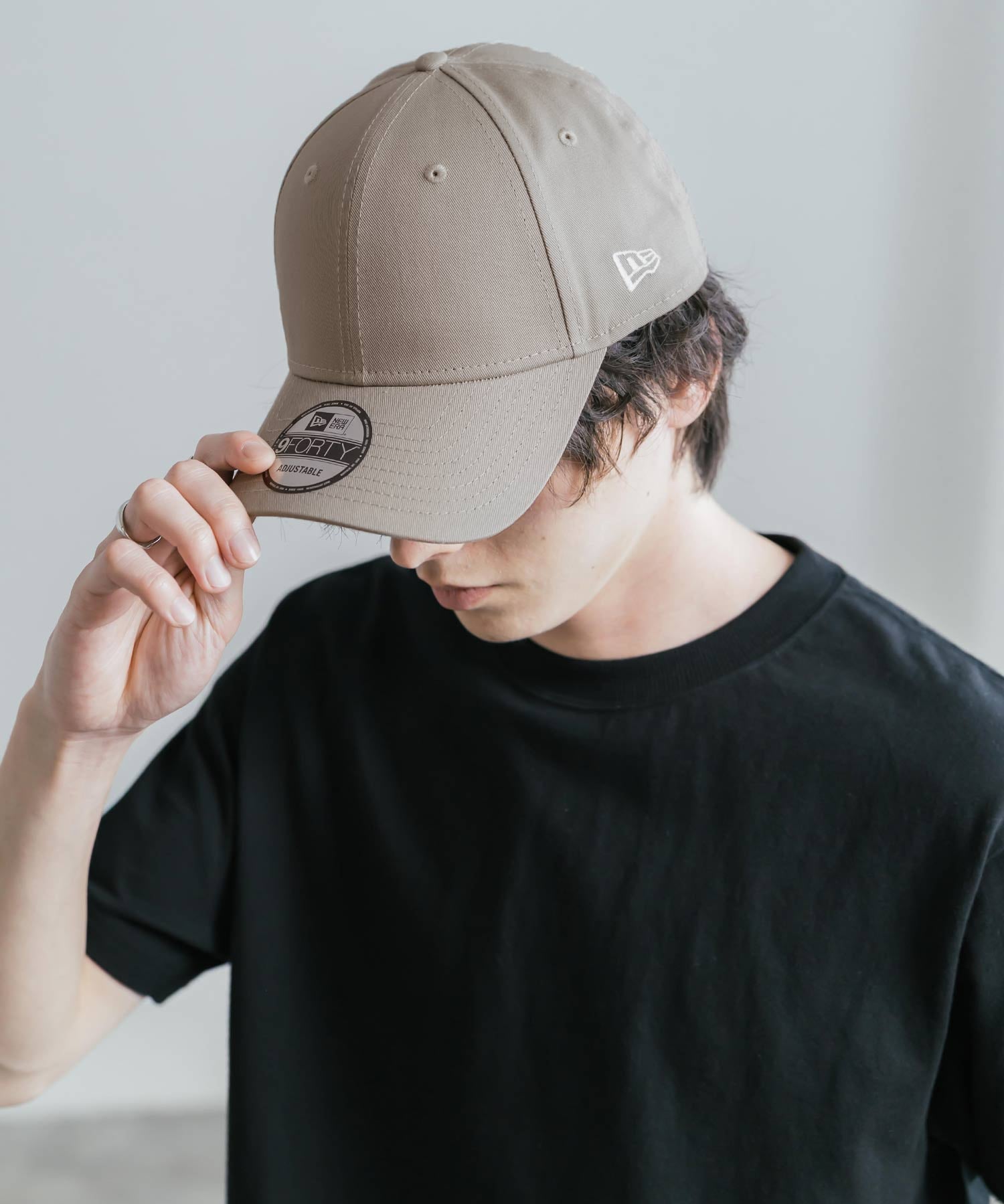 NEW ERA ニューエラ Adjustable Structured Cap 9FORTY ワンポイントフラッグロゴ刺繍ベースボールキャップ　16118