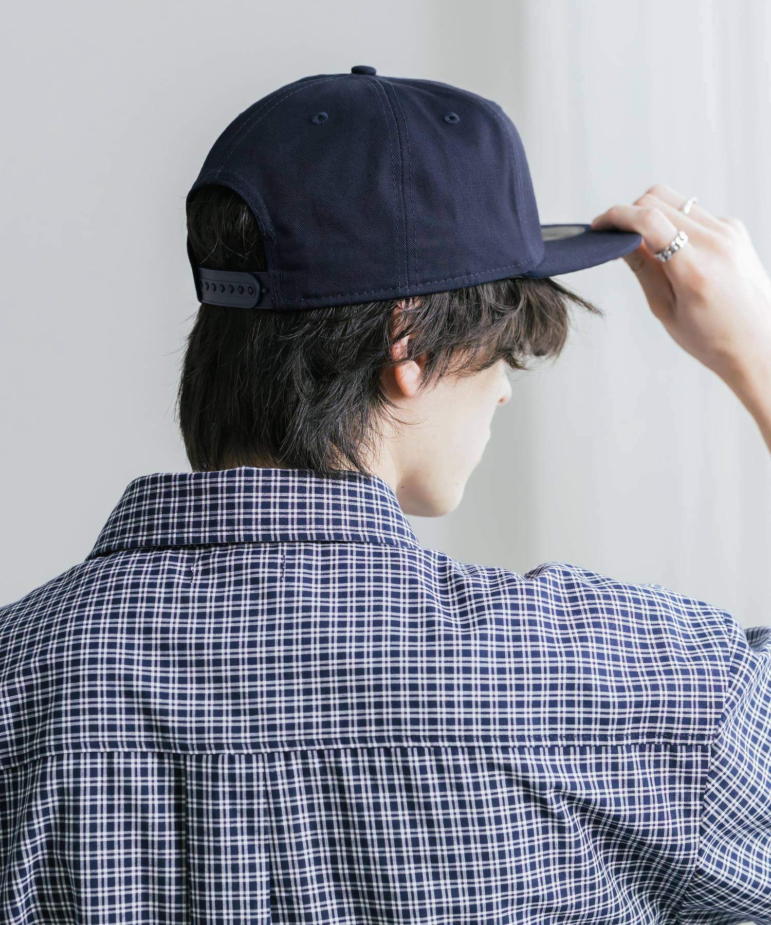 NEW ERA ニューエラ Flat Bill Snapback Cap 9FIFTY フラットバイザーワンポイントフラッグロゴ刺繍ベースボールキャップ 16119