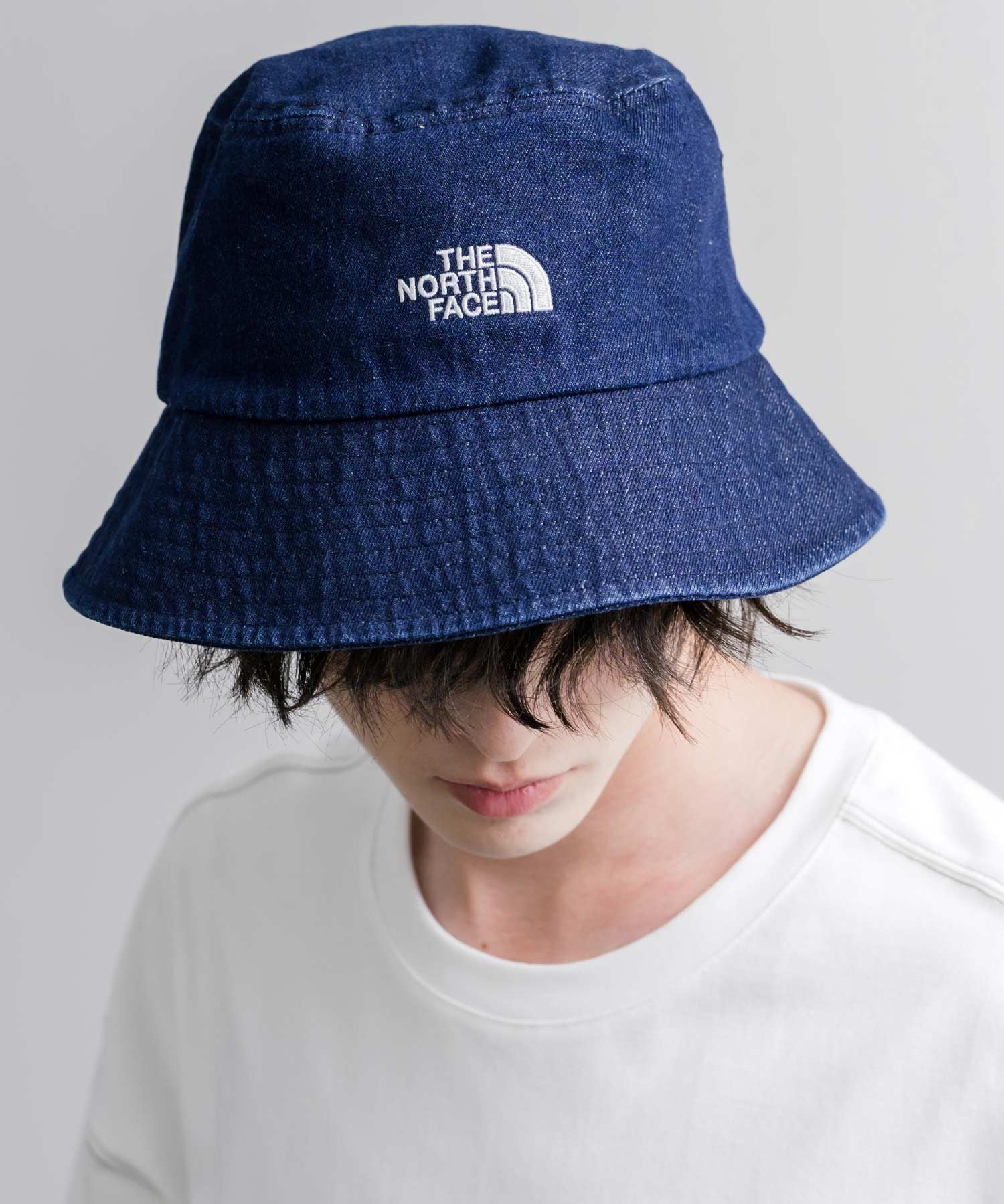 THE NORTH FACE ザ・ノースフェイス TNF LOGO BUCKET HAT ワンポイントロゴ刺繍バケットハット/デニムバケハ 16136